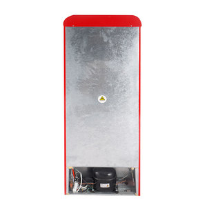 Réfrigérateur double porte <span class=keywords><strong>vintage</strong></span> rétro rouge en acier inoxydable personnalisable, idéal pour la maison - Offre spéciale - Product Image 6