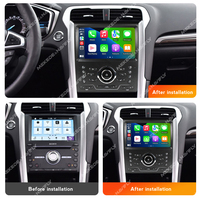MEKEDE MS contrôle vocal lecteur de voiture android 360 caméra pour Ford Mondeo 2014-2019 1280*720 résolution système de navigation GPS