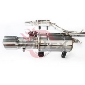 Vortex Quad Tips Exhaust สำหรับ A7 Audi C8 3.0T 2019-2024 valvetronic catback อัพเกรด - Product Image 3