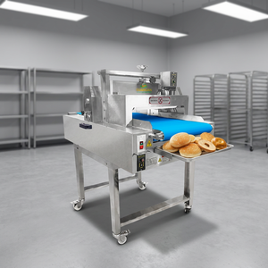 New <b>Bagel</b> Hamburger Cutting <b>Slicer</b> Machine for Restaurants & Hotels High-Accuracy Motor - Product Image 3