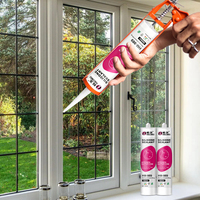 Mastic silicone neutre résistant aux intempéries, transparent/noir/blanc, pour le travail du bois et la construction/emballage - Échantillon gratuit