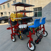 Machine à repiquer les légumes à deux rangées, pour patates douces, tomates, oignons ; machine de transplantation