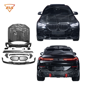 Kit Carrozzeria in Fibra di Carbonio Stile <span class=keywords><strong>LD</strong></span> per BMW X6 G06 X6M, Kit Paraurti Auto 2018-2023 - Product Image 1