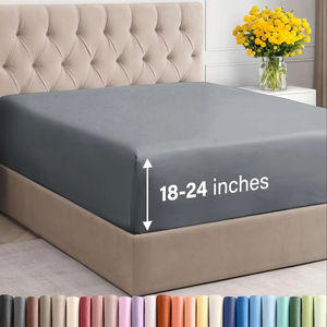 럭셔리 싱글 핏 시트 전용 딥 포켓 퀸 핏 시트 - Product Image 1