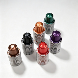 Cápsulas de Café Vacías Desechables de Aluminio para Viaje de 15 ml con Tapas de Aluminio, Capacidad de 4-5 g, Color Personalizado, Compatibles con Nespresso - Product Image 3