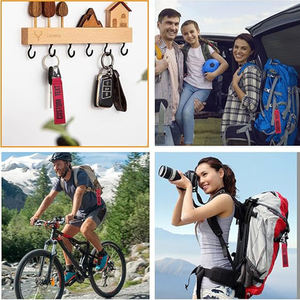 سلسلة مفاتيح مخصصة مطرزة بملصق قماش مخصص منسوجة مطرزة حلقة مفاتيح - Product Image 5