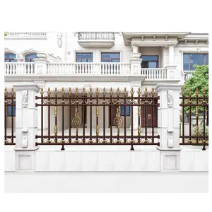 Modern Steel Over Sized stainless single steel gate door design aluminum farm folding gate