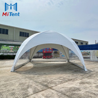 Tente hexagonale arquée robuste en aluminium 6m 8m pour événements sportifs, fêtes et lounge des athlètes