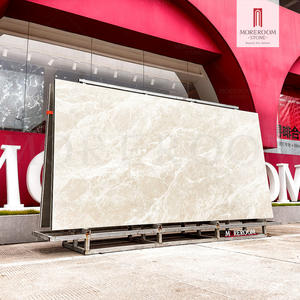 Grandi Lastre di <span class=keywords><strong>Marmo</strong></span> in Porcellana Grigia Lucida 1600x3200mm, Moderne e Impermeabili per <span class=keywords><strong>Piani</strong></span> di Lavoro e Pavimenti di Ville - Product Image 1