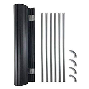 <span class=keywords><strong>Porte</strong></span> à enroulement en plastique à lattes de 8 mm et 12 mm d'épaisseur pour <span class=keywords><strong>porte</strong></span> tambour en <span class=keywords><strong>bois</strong></span> ou en acier avec rail - Product Image 4