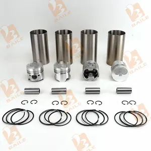 Kit de revestimiento de cilindro de 1DZ, piezas de repuesto para motor de excavación Toyota, pistón y anillo, manga de cilindro, 1DZ