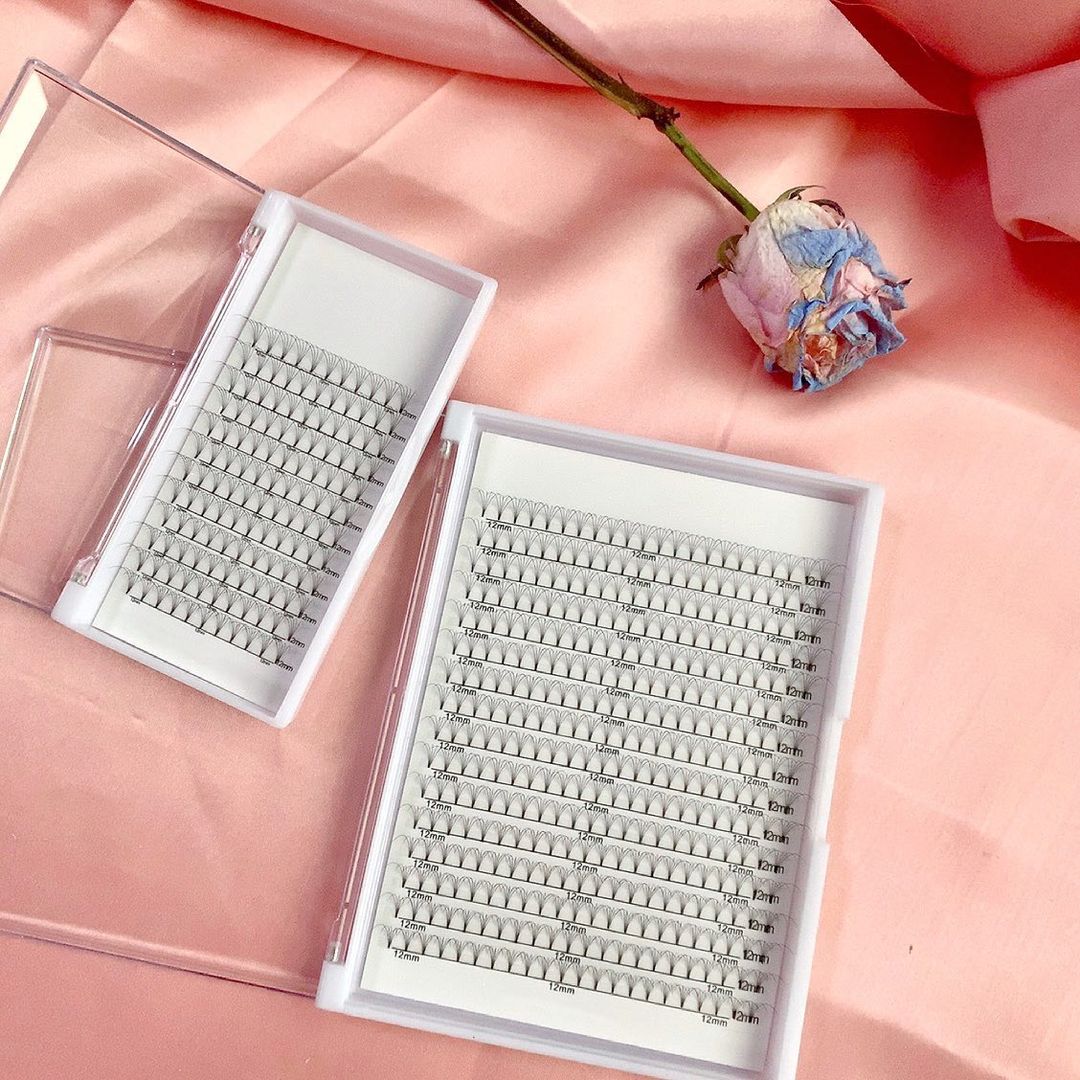 Объем русский для наращивания ресниц предварительно вентилятор ресниц оптом Ресницы упаковка los Ангел ручной работы 5d