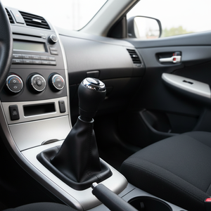 Pomo de palanca de cambios y funda de palanca de cambios larga negra de repuesto para Toyota Corolla 2007-2012 de TR - Product Image 3