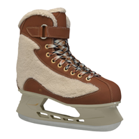 BLADE WARRIOR Patins à glace professionnels pour le hockey sur glace avec lame en acier inoxydable, confortables et imperméables pour adultes