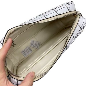 Bolso de hombro informal de <span class=keywords><strong>cocodrilo</strong></span> <span class=keywords><strong>Nilo</strong></span> para hombre, cremallera, cuero genuino para el vientre, algodón, diseño cruzado versátil, tendencia de moda - Product Image 5
