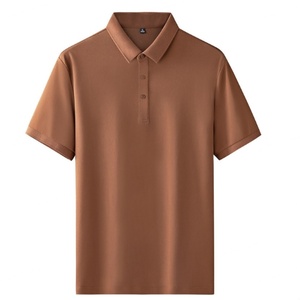 T-shirts personnalisés en coton et polyester, manches courtes, basiques, décontractés, impression numérique, polos tricotés unis pour hommes et femmes - Product Image 3