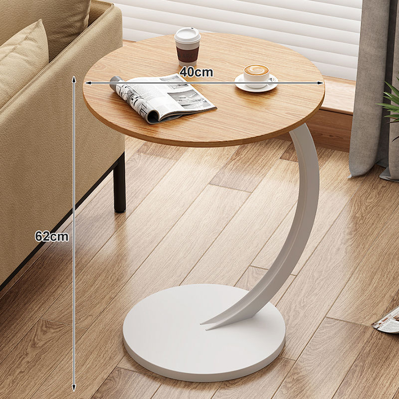 สไตล์พระจันทร์เสี้ยว - กรอบสีขาวลายไม้ธรรมชาติ