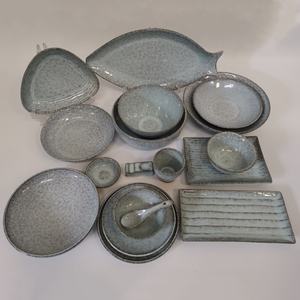 קוריאני סגנון חרס כלי אוכל ביתי ארוחת ערב סט זיגוג קרמיקה צבעוני כלי שולחן - Product Image 4