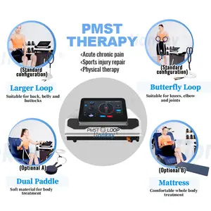 Las máquinas más nuevas Pemf Dispositivo de terapia magnética PMST LOOP PRO MAX Estimulación Alivio del dolor Equipo de fisioterapia para clínica