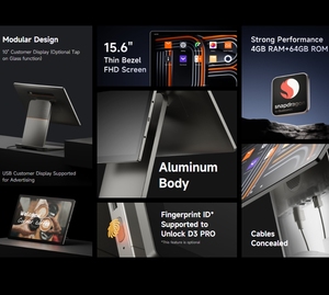 Sunmi D3 Pro <span class=keywords><strong>Android</strong></span> POS Hệ thống thiết bị đầu cuối máy - Product Image 2