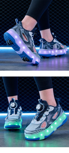 <span class=keywords><strong>Patines</strong></span> de doble fila de alta energía, transpirables y luminosos para niños, con <span class=keywords><strong>ruedas</strong></span> de poliuretano, para niños y <span class=keywords><strong>niñas</strong></span> - Product Image 6