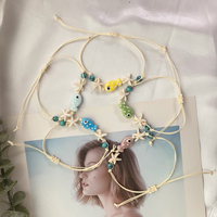 Bracelets à la mode inspirés de l'océan: conception unique de poissons et d'étoiles de mer pour les femmes-parfaits pour les amoureux de la plage