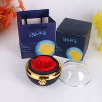 Coffret Cadeau Rotatif Haut de Gamme en Acrylique pour la Saint-Valentin, avec Rose Artificielle, Idéal pour Anniversaire et Cérémonie de Déclaration d'Amour