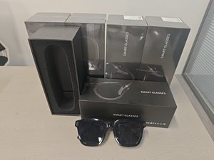 Gafas inteligentes de disparo inteligentes de IA de Venta caliente con asistente de altavoces dobles de grabación de vídeo de 3200W Photo 1200P - Product Image 5