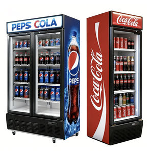 <span class=keywords><strong>Vetrina</strong></span> Refrigerata Verticale Commerciale per Cola con Porta in Vetro, Espositore per Bevande - Product Image 1