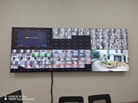 Pantalla Táctil Infrarroja de 55 Pulgadas y 1.7mm, Pantalla LCD para Publicidad, Video Wall con Gráficos Animados para Uso en Ascensores Interiores