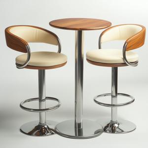 Sgabello per sedia da <span class=keywords><strong>bar</strong></span> girevole di alta qualità in acciaio inossidabile di lusso - Product Image 4