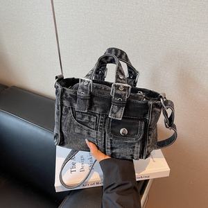 Nuova Borsa a Mano Casual da Donna 2026, Borsa a Tracolla Portatile Quotidiana, Piccola Borsa a Spalla in Denim per Ragazze - Product Image 3