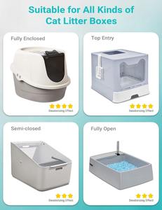 Mini <span class=keywords><strong>purificateur</strong></span> <span class=keywords><strong>d</strong></span>'<span class=keywords><strong>air</strong></span> portable automatique 400 mAh pour animaux de compagnie, absorbant les odeurs et éliminant les odeurs de pipi - Product Image 5