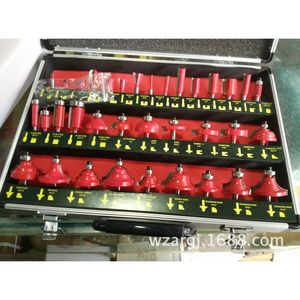 35 Piece Carbide Tipped <b>Router</b> <b>Bits</b> <b>Set</b> <b>1</b>/<b>4</b> In Shank For Woodworking Milling Machines - Product Image 1