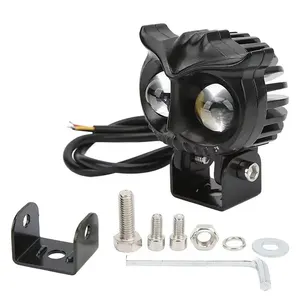 12 V LED Motorrad-Scheinwerfer Hoch/Niedrigstrahler OWL Nebelscheinwerfer für Motorradprojektor-Objektiv doppelfarbige Led-Zubehör-Scheinwerfer