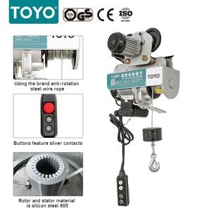 Mini grúa de elevación eléctrica, Mini elevador de 500kg, 800kg, 1000kg - Product Image 3
