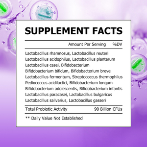 Private Label Womens Probiotic <b>Tablets</b> Candy Digestive Enzymes Prebiotics Cranberry Help Nourish Promote Regularity <b>Tablets</b> - Product Image 2