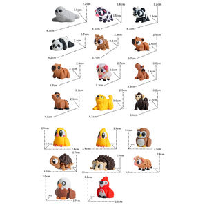 Vashine-Figurine 3D imprimée en cristal flexible coloré, jouets pour enfants, Panda, matériaux écologiques, <span class=keywords><strong>action</strong></span> 3D, Zoo Toi - Product Image 5