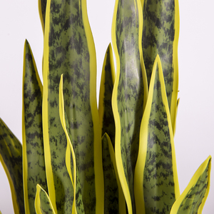 Plantas Artificiales de 65 cm, Plantas <span class=keywords><strong>Serpiente</strong></span> Artificiales, Plantas de Plástico con Borde Amarillo para Decoración del Hogar y Fiestas - Product Image 4