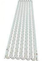 Carte de circuit imprimé LED FR4 personnalisée avec traitement de routage, taille sur mesure pour bandes lumineuses linéaires, PCB OEM