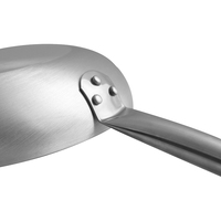 Ensemble de poêles en acier inoxydable de qualité supérieure (3 pièces) - Durable et facile à nettoyer, un incontournable de la cuisine