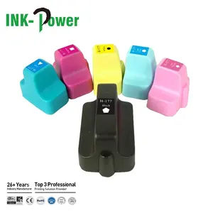 INK-POWER 177 177XL Premium Color Remanufactured Inkjet Ink Cartridge for HP 3210 3310 8250 C5150 C5180 D7160 D7360 Printer