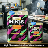 Vernis de finition automobile HS 2K à séchage rapide, résistant au jaunissement, pour réparation automobile – Vente directe usine