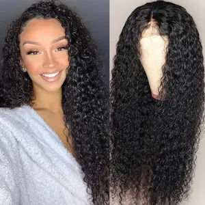 Lavishbeauty Hd Lace Front Pruiken Menselijk Haar Kinky Curl Pruik Braziliaanse Groothandel 13X4 13X6 Transparant Ruw Indian Haar Zwitserse Kant