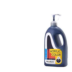 2L 67,6 oz Cuerpo pesado Pintura acrílica azul Pigmento rico no tóxico Cubierta de bomba de color para arte