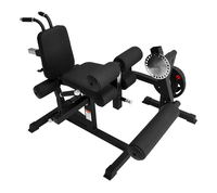 Machine professionnelle à charge libre pour extensions et flexions des jambes, et appareil d'entraînement abdominal de qualité commerciale pour la musculation des membres inférieurs en salle de sport