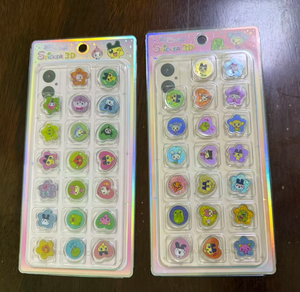 <span class=keywords><strong>NOUVEAU</strong></span> Pack de recharge d'autocollants Sanrio en mousse 3D à effet secouable, motifs de personnages de dessins animés en relief, pour collection DIY et papeterie - Product Image 5