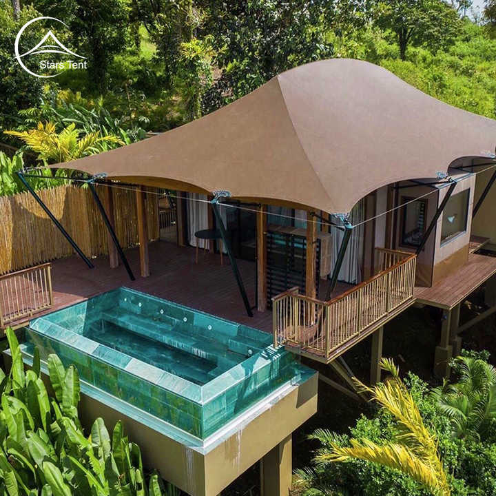 Luxury Waterproof Glamping Yurt Tent for Eco Farms - OEM