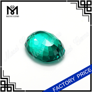Phòng Thí Nghiệm Tạo Ra Thủy Nhiệt Oval Cắt Đá Quý Lỏng Lẻo Colombia Tổng Hợp Emerald Giá - Product Image 2