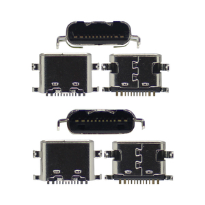 Conector de 12 Pines con Punto de Apoyo en el Centro en la Parte Inferior; Interfaz de Conector de Carga USB Tipo-C, Placa Pequeña FPC para Carga - Product Image 1